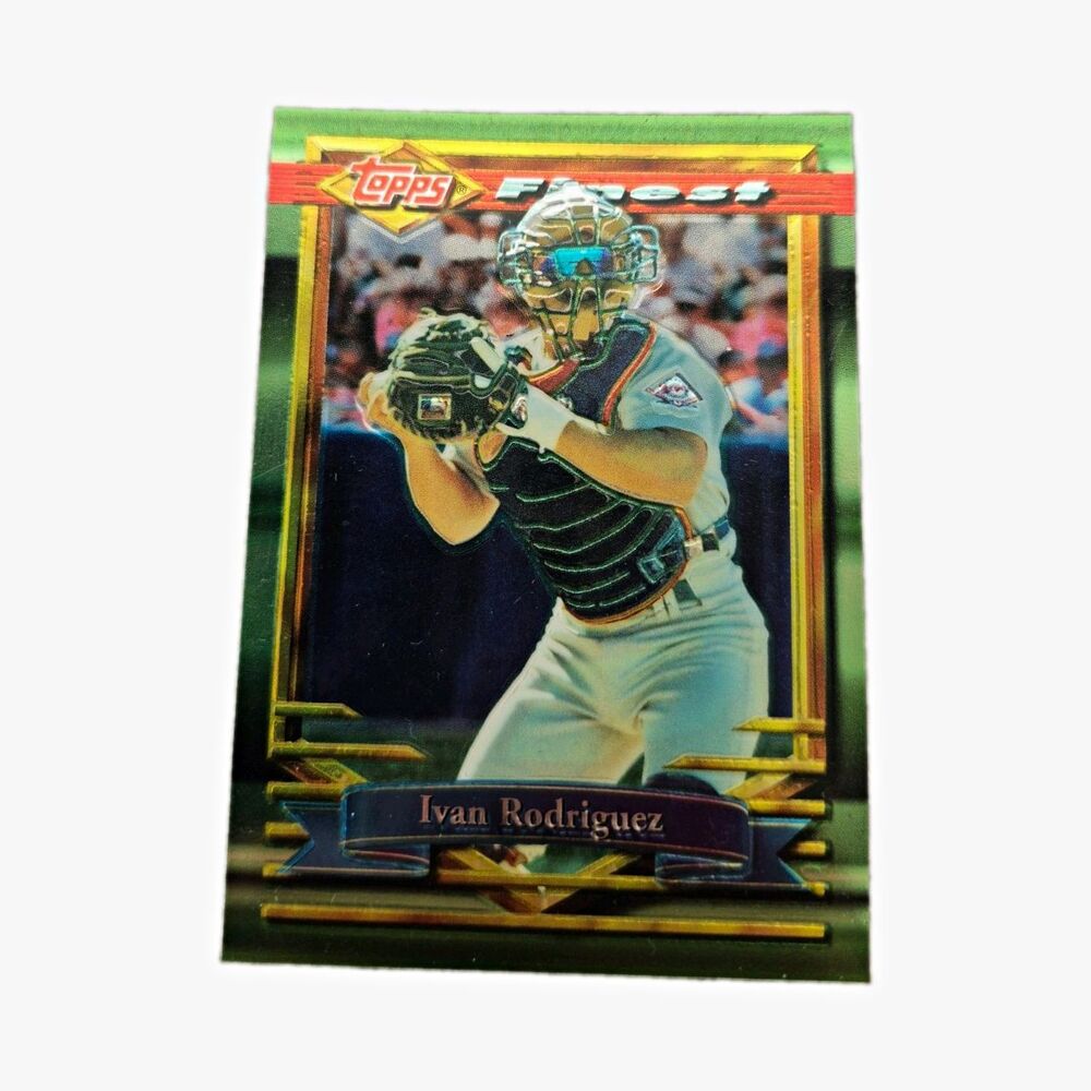 1994 Topps Finest Pre-Production #126 Ivan Rodriguez Pudge Texas Rangers HOF